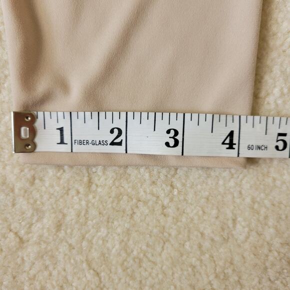 Susan Graver L Beige Cardigan Long Sleeve Open Front Lace Stretch Sweater - Picture 13 of 16